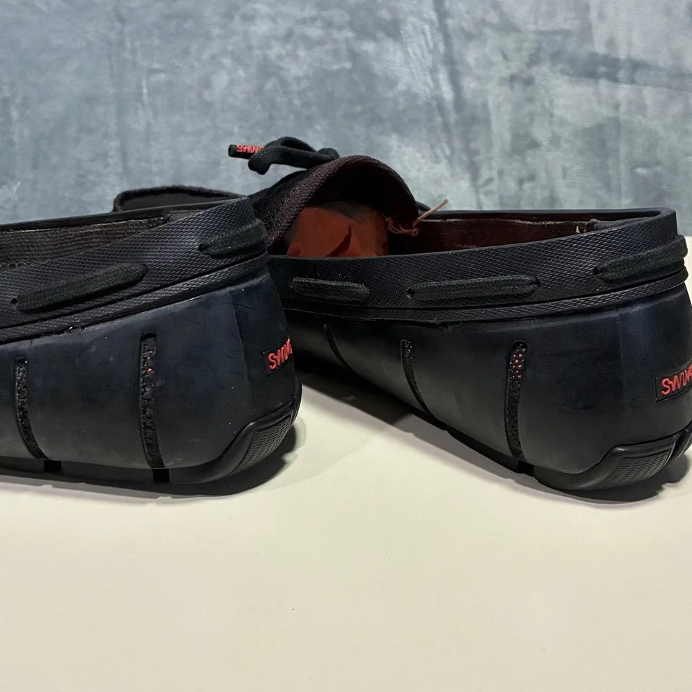 SWIMS Lace Loafer Mesh Rubber Driving Loafer Shoes Men's 9‎